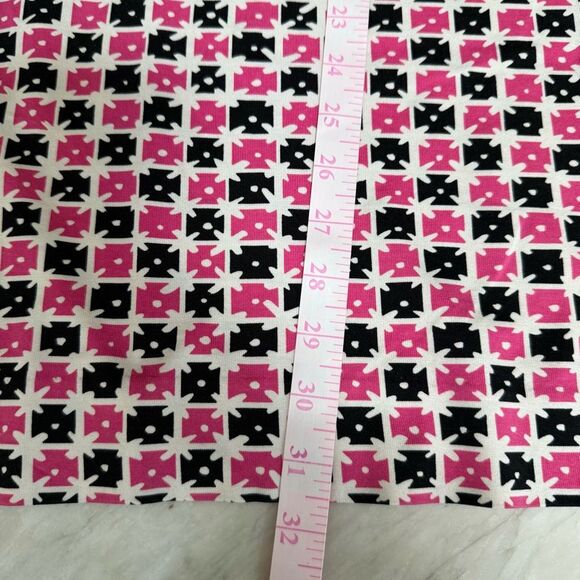 Diane von Furstenberg cotton/silk blend Reina Check Dot Pink Dress size 2 - Picture 8 of 10